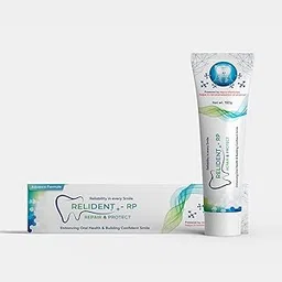 Relident-RP Toothpaste : Repair & Protect Powered by Nano-Particles helps in Remineralization of Tooth and Sensitivity Relief Toothpaste for daily repair, Dentist Recommended Brand, 100gm-image-59