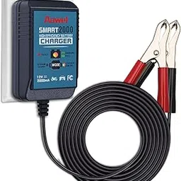 Aowel 12V, 2-Amp Fully Automatic Battery Charger & Maintainer for Car, Lawn Mower, ATV, Motorcycle, Boat, Marine Lithium(LifePO4) and AGM, Deep Cycle Lead-Acid Batteries-picture-46