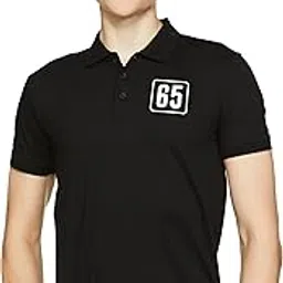 united colors of benetton Men's Regular Fit Polo Shirt (24P3P99J4230I - Black-picture-22