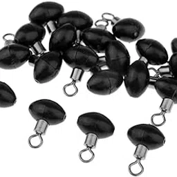 loom tree LOOM TREE® 20 Pieces Metal Eight Shape Ring Poly Olive Bead Rolling Swivel Connector | Authentic Collector's Piece | Rare Collectible | 20 Pieces Fishing Rolling Ring Connectors-picture-16