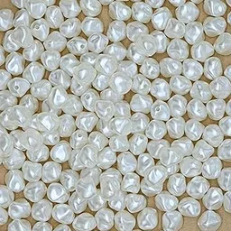 Satra Traders Irregular Nugget Shape Plastic Pearl Beads | Size : 10mm | Qty : 100g | PB284-image-17