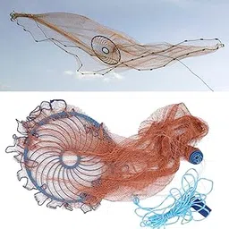 High Strength Fly Cast Net, Durable Hand Cast Net, Fly Cast Net Fishing Tools, for Fishing Fishermen-picture-37