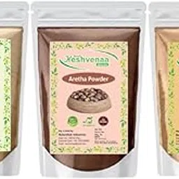 Keshvenna Naturals 100% Pure and Natural Amla Reetha Shikakai Powder for Hair Care(Hair Care Combo Pack) /Natural Hair Shampoo (50gm EachX3 = 150gm)-image-11