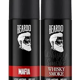 Beardo Whisky Smoke and Mafia Long Lasting Perfume Body Spray Combo (Pack of 2) | No Gas Deo For Men | Long Lasting Deodorant for Men | Body Spray Perfume | Gift For Brother | Gift For Friends-picture-55