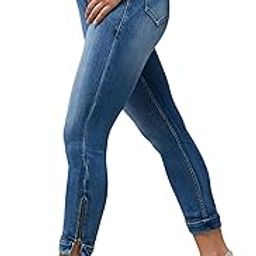 dolce crudo Women's Skinny Fit High Rise Ankle Length Acid Wash Blast Effect Denim Stretchable Jeans-picture-29