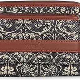zouk Women's Handcrafted Vegan Classic Zipper Wallet-picture-45