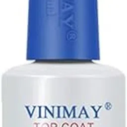 Vinimay Professional Shiny Top Coat UV/LED Soak Off Gel Polish 15ml-image-5