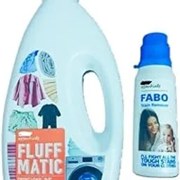 Washing Machine Liquid Detergent1 Litre + Strain Remover 100ML Combo pack for all Brand Washing Machines-image-47
