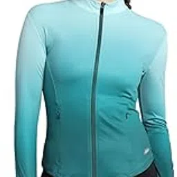 Women’s Training Jacket with MockCollar & Thumbhole Sleeves | Quick-Dry, Full Zip Stretchable, Lightweight Activewear for Gym, Yoga & Sports-picture-26