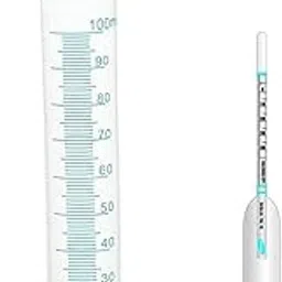 SEEKING SOLUTION -Lectometer with 100 Ml Plastic Test Jar OR Cylinder for Milk Testing (White)-picture-20