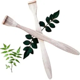 Natural Neem Wood Tongue Cleaner Antibacterial and Antifungal,Pack of 2-picture-36