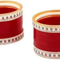 bangleskart Punjabi Collection Lite Bridal Chuda Normal Use Fabulous Design Build Quality Beautifully Made Chura Bangle Set for Girls-picture-40