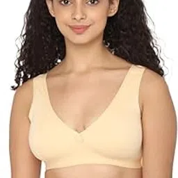 intimacy lingerie Girls' Polyester Non-Padded | Non-Wired | Full Coverage | V-Neck Slipon Regular Brassiere | 1 Piece | with Broad Bottom Band (Teenage_P)-picture-41