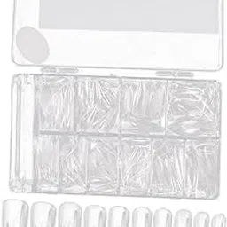 STYLEHEAVEN Transparent False Nail 500Pcs Extention Nails Natural For Home Diy Weddings N|Health & BeautyNail Care, Manicure & Pedicure|Nail Art Accessories-picture-35