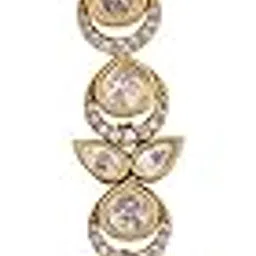 kushal's Fashion Jewellery Green Victorian Polished Copper Kundan Tikka, Best for Bridesmaid & Special Occasion - 452540-picture-21