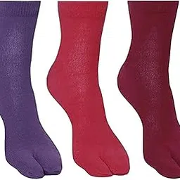 supersox Regular Thumb Socks for Women, Made with Breathable, Anti Odour & Moisture Absorbent Combed Cotton with a Extra Durable Welt, Ideal For All Day Wear (Pack Of 3) image 1