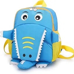 wizplex Small Cute Crocodile Backpack for Kids Bag| Well Designed Backpack, Travel Bag for kids 3-5 years old-picture-32