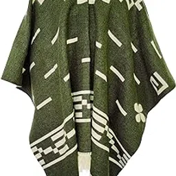 latitude zero Alpaca Wool Poncho -Serape | Warm & Soft Clint Eastwood poncho| cowboy - Western - Style-picture-29