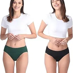 Adira | Hipster Panties for Women | Period Panties for Women Leak Proof & Breathable | Hipster Fit for Medium Flow | Use with Pad for Non Icky Feeling | Patented Design | Pack of 2-picture-58