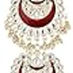 i jewels Gold Plated Traditional Handcrafted Kundan & Pearl Paranda/Hair Braid Pin Choti For Bridal Perfect for Wedding (T2173M)-picture-19
