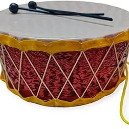Musical Instruments Musical Toys for Kids Toys Baby Musical dhalfi for Kids dhalfi Musical Drum (RED)-image-58