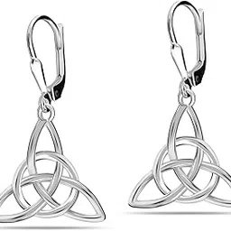 lecalla 925 Sterling Silver BIS Hallmarked Lightweight Filigree Leverback Heart Drop Dangle Earrings for Women and Girls-picture-51