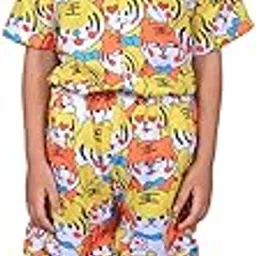 Chintan Yellow Night Wear for Boys-image-52