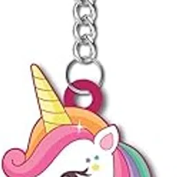 bhai please Unicorn Wooden Keychain for Car, Bike, Office, Home (Pack of 1) Multicolour Key Chain with Ring | Gift for Men, Women, Girls, Boys, Him and Her …-picture-35