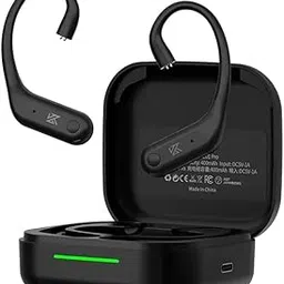 KZ AE01 Pro True Wireless Bluetooth Adapter for in-Ear Monitors (IEM), 5.2 Bluetooth Adapter, CVC Noise Cancellation, Ultra-Low Latency Ear Hook, 36H Battery, Compatible with 0.75mm IEMs (Black)-picture-28