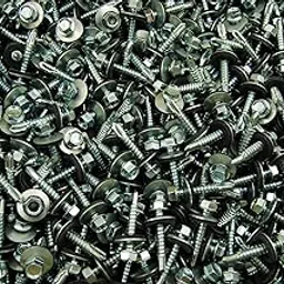 (300) Hex Rubber Washer Head #12 x 1-1/4" Self-Drilling Roofing Siding Screw-picture-15