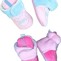 star fish Baby Boys & Girls 3 TO 12 Months Skin Friendly Comfortable & Breathable Booties (Blue-1123-1124 PACK OF-02)-picture-26