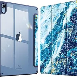 MOCA iPad (A16) 11th Generation 11 Inch 2025 10th Generation Case 2022, iPad 10.9 Inch Case with Clear Transparent Back and TPU Shockproof Frame Cover (ipad 10th Gen 10.9 2022, Sandy Wave)-picture-17