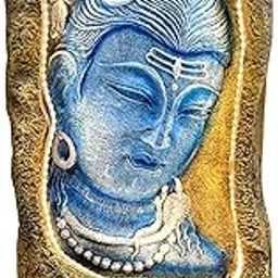 Saraswati Creations Blue Elegant Premium Shiva Big Indoor Outdoor Water Fountain with Led Lights for Home Decor and Office Decoration or Gifting (45 x 40 x 83 cm)-image-27