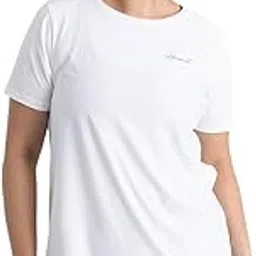 HUNNIT Workout Top for Women with Back Mesh Panel| Hip Length Top with Round Neck | Moisture Wicking Fabric | 4 Way Stretch | Active Wear Tshirts for Women Gym, Yoga| Athleisure T Shirts-picture-20