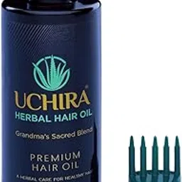 Uchira Herbal Hair Oil | Natural and Ayurvedic Hair Oil for Men and Women | Grandma's Sacred Blend with Coconut Oil, Aloevera, Bhringraj-picture-11