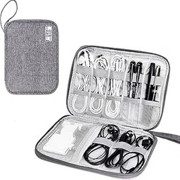 STESHWK Portable Waterproof Electronic Cable Organizer Bag, Cord Organizer for Camera accessories, Travel Storage Bag, Phone Cabel, Laptop Cabel (Multicolor)-picture-28