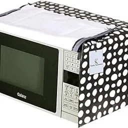 Kuber Industries Dots Design PVC Microwave Oven Full Closure Cover for 20 Litre (Grey) CTKTC33262-picture-15