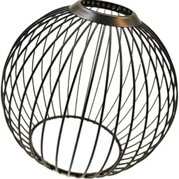 Iron Lamp Shade Bulb Cover Office Fitting Hotel Home Pendant Light Lampshade Black 14.8X13Cm | Home & Garden | Lamps, Lighting & Ceiling Fans | Lamp Shades-picture-17