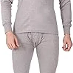 alfa Soft Fleece Men’s V Neck Full Sleeves Thermal Top and Lower Set-picture-12