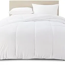 Clara Clark White Goose Down Alternative Comforter Duvet, Full/Queen, Feather Light and Warm Edition-picture-16
