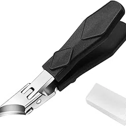 STYLEHEAVEN Slanted Curved Nail Clippers Wide Mouth for Thick Toenails Men Women Seniors Black|Health & Beauty|Nail Care, Manicure & Pedicure|Manicure/Pedicure Tools & Kits-picture-28