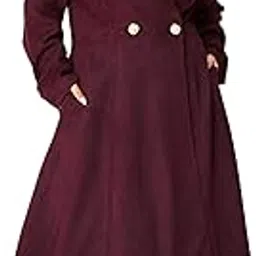 miss chase a+ Women's Solid V Neck Full Sleeves Side Pocketed Longline Jacket-picture-18