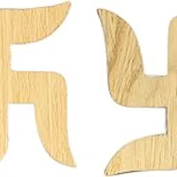 REMEDYWALA Pure Shriparni Wooden Swastik Pair for Door Entrance, Wall Hanging Swasthik, swastik Hangings (2 PCS)-picture-28