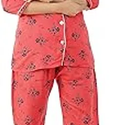 kripto katrox Rayon Cotton Night Suit/Night Wear Pyjama Set for Women & Girls-picture-31