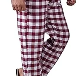 narnari Printed Comfort and Style Combined: Cotton Men's Pajamas N428 Multicolour-picture-47