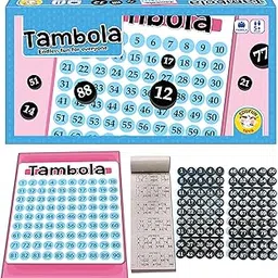 Tambola Game | Classic Housie Party Game for Kids & Adults | Includes 600 Tickets & 90 Number Tokens | Indoor Family Board Game | Return Gift | Made in India | Age 5+ Educational Toy-picture-33