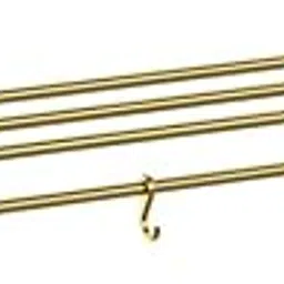 Viking Towel Rack – Rectangular with Lower Rail | Length 450mm (18”), Height 85mm | French Gold Finish | Multipurpose Wall Mounted Storage for Bathroom & Kitchen-picture-16
