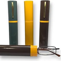 Kishor Opticals| Pen Reading Frames with Hard Case (Pack of 3) | Reading Glasses for Men and Women |+1 +1.25 +1.50 +1.75 +2 +2.25 +2.50 +2.75 +3 +3.50 Reading Power Number Glass-picture-15