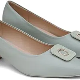 sherrif Women's Block Heel Pumps-picture-30