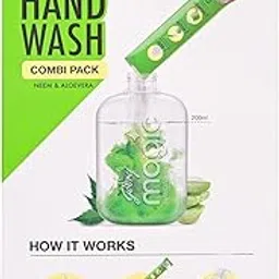 Godrej Locking Solutions and Systems Protekt Magic Reay To Mix Hand Wash Powder - 9 Gm (Neem & Alovera)-image-12